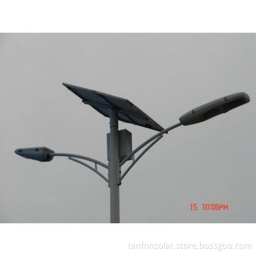 12W-160W Solar LED Street Lights with Mono Solar Panel and Gel Battery Design